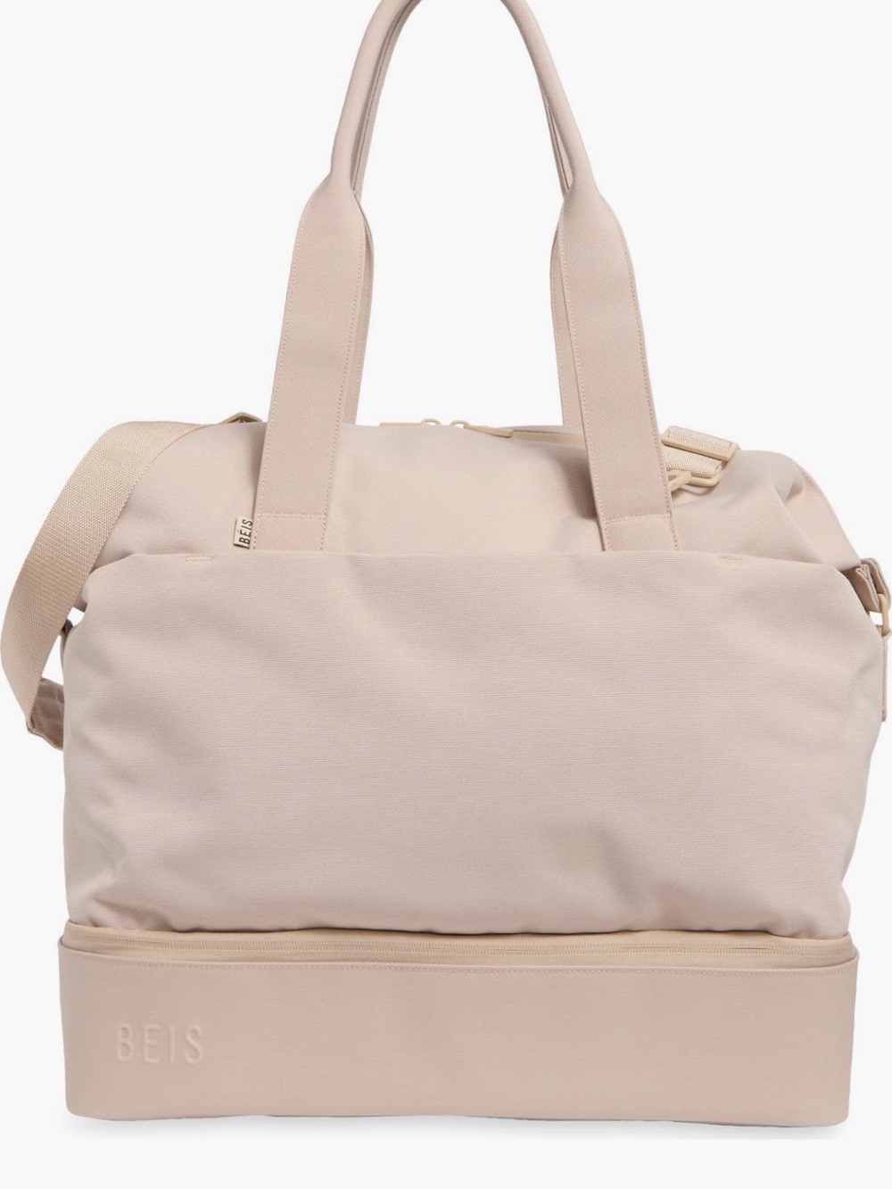 BEIS Blush Convertible Weekender Tote